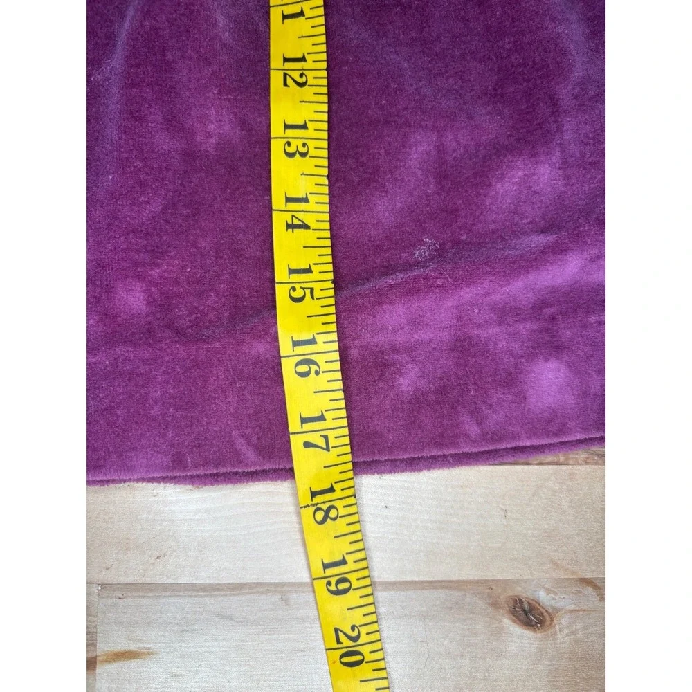 Vintage Health-tex Toddler Girls Plum Purple Velour Lace Trim Dress 3T USA Made